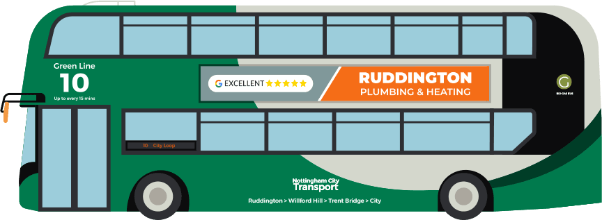 Ruddington heating experts bus